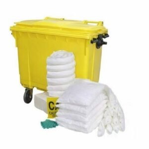 1000 Litre Oil Four Wheeled Bin Spill Kit
