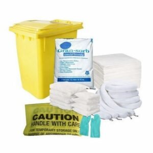 125 Litre Oil Wheeled Bin Spill Kit